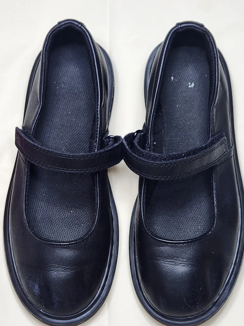 Dr. Martens Maccy Mary Jane Shoes Black Leather Girls / Youth Size US 3